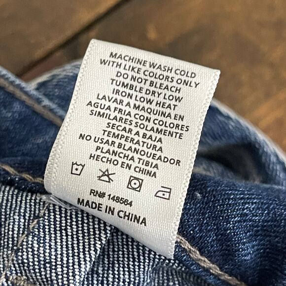 Akira ride the wave wide leg denim jeans Acid Wash Women's Size 27 5 Grunge Rave - Picture 14 of 14